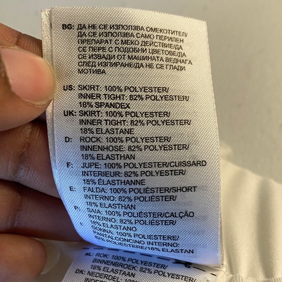 Adidas Women’s Classic Climalite White Skirt/Skort Sz Med - Picture 6 of 12